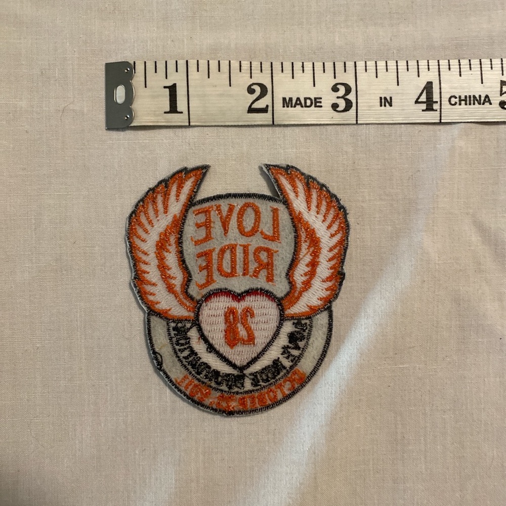 Love Ride logo patch - Picture 2 of 2